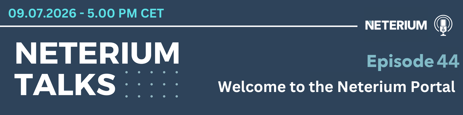 Episode 44 - Neterium Talks - Welcome to the Neterium Portal