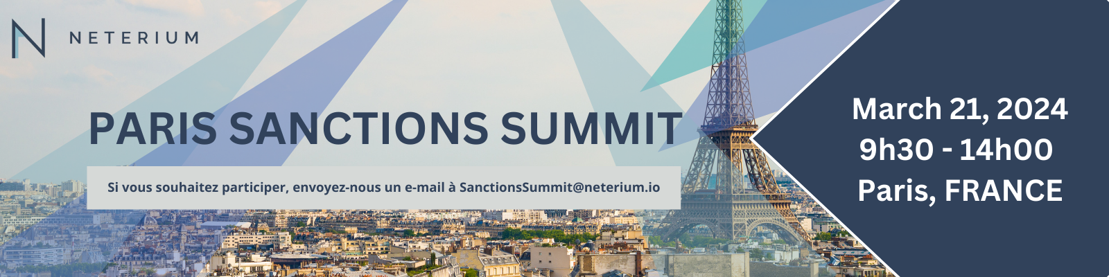 PARIS SANCTIONS SUMMIT BY NETERIUM  