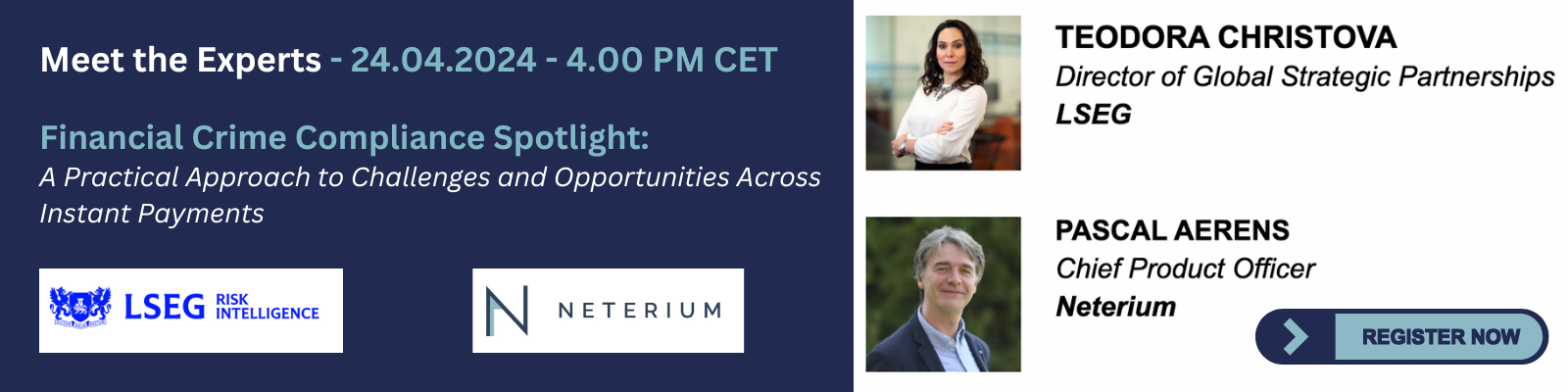 Episode 16: Meet the experts: Financial Crime Compliance Spotlight with Neterium and LSEG